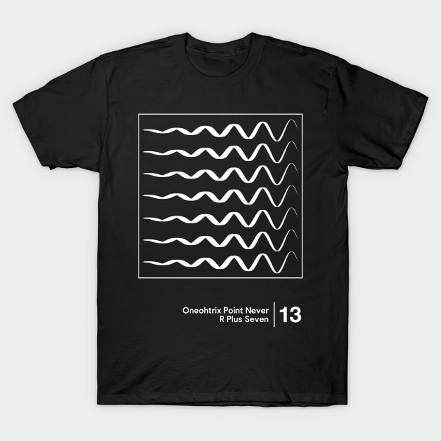 R Plus Seven / Minimalist Graphic Artwork Design T-Shirt by saudade